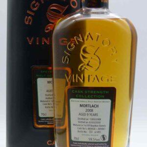Mortlach 2008 Signatory Cask Strength 9 Years Old