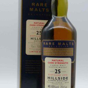 Hillside Rare Malts 1970 25 Years old