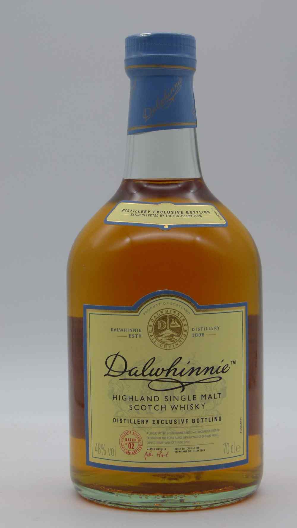 Dalwhinnie Distillery Exclusive Bottling Batch 2