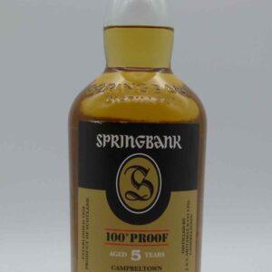 Springbank 5 Years Old 100 Proof