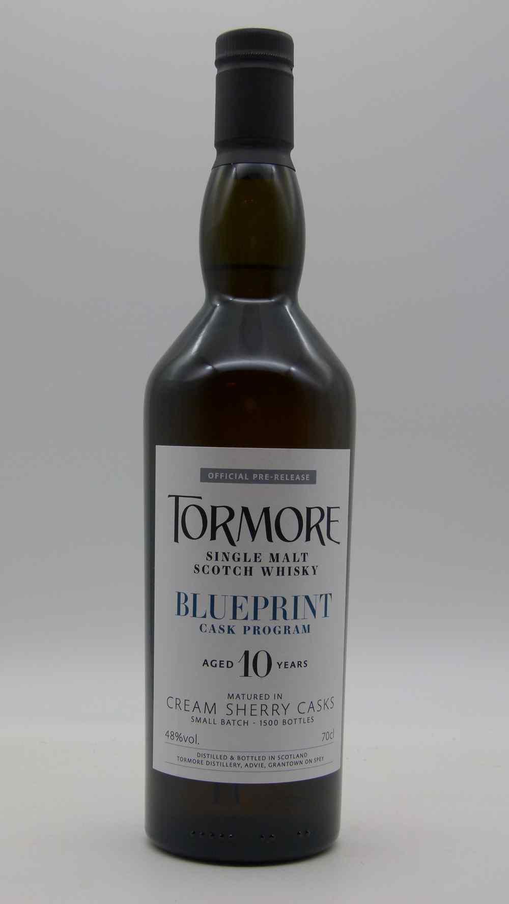 Tormore 10 Years Old Blueprint Cream Sherry Cask