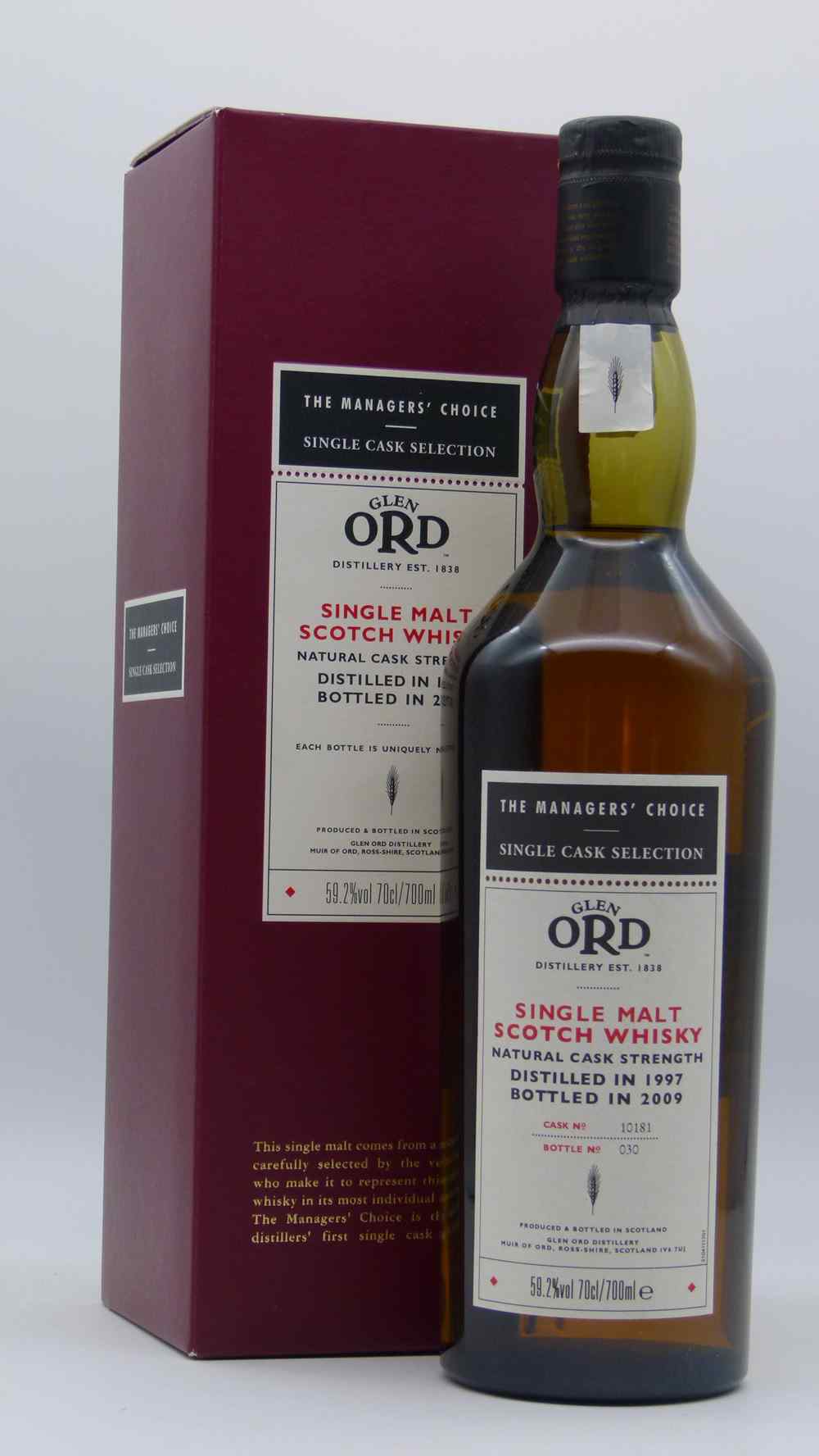 Glen Ord Managers Choice 1997